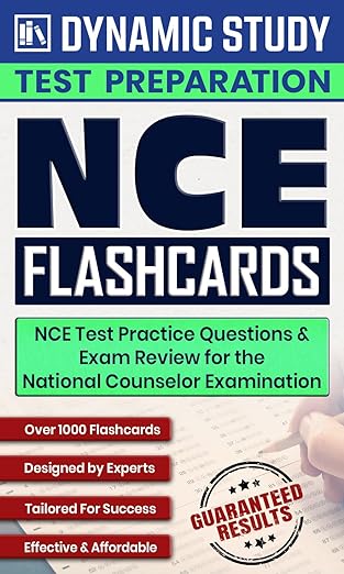 NCE Flashcard Study System 2023-2024: NCE Test Practice Questions and Exam Review for the National Counselor Exam